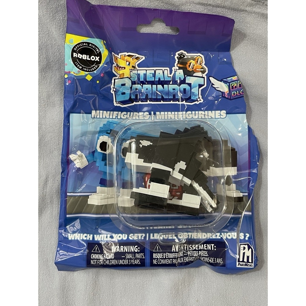NEW Open Box Steal A Brainrot Minifigures Only - Orcalero Orcala NO DLC CODE